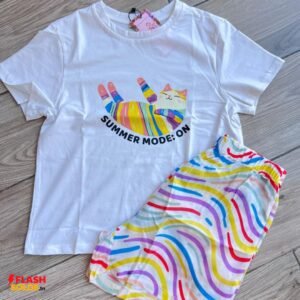 pyjama femme débardeur & short – chat dormeur (copie)